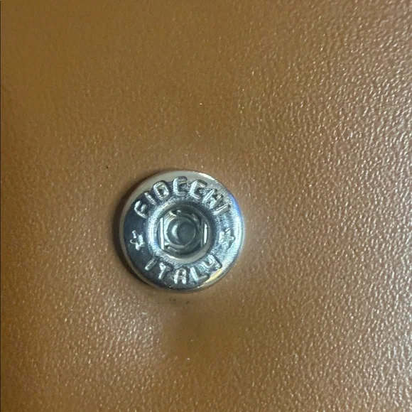 Dooney & Bourke VTG Tan Brown Cognac Leather Trifold Checkbook Card Wallet - Picture 4 of 10